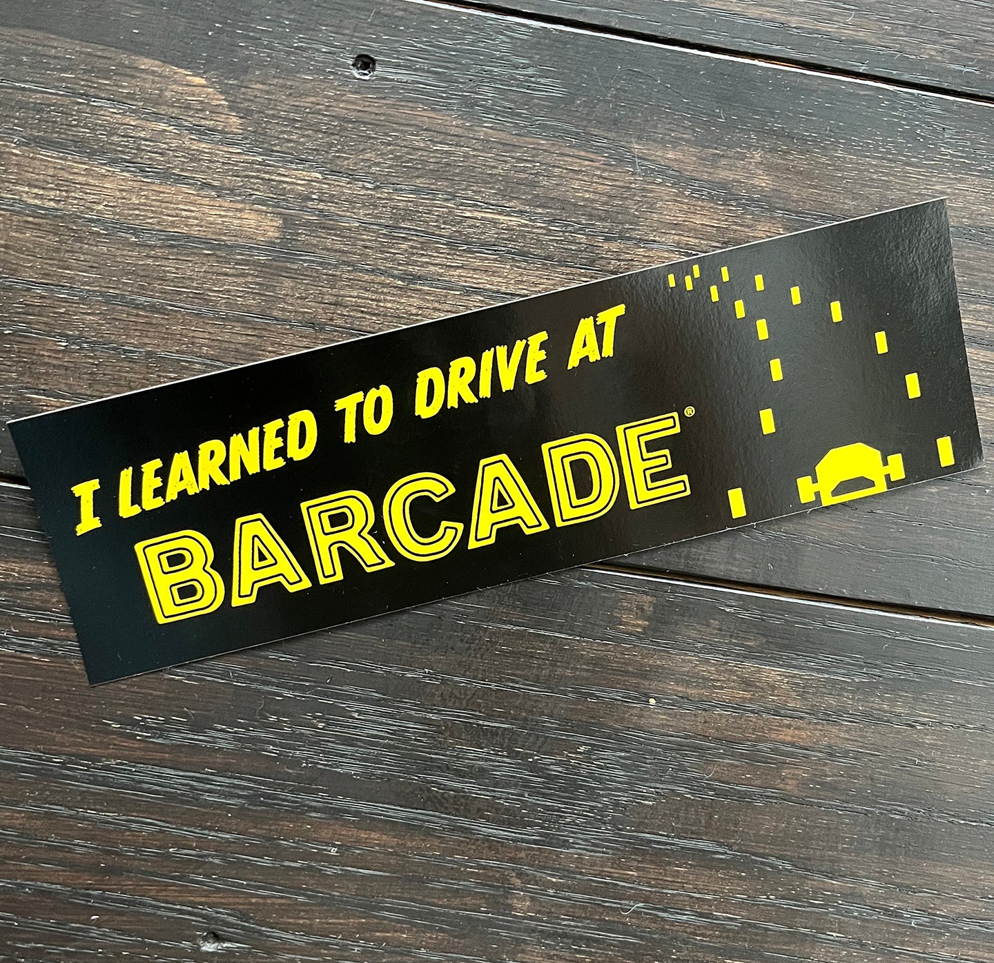 Barcade® Bumper Sticker!