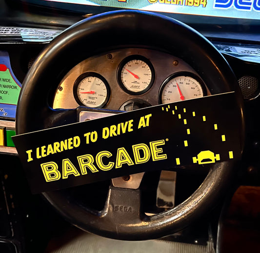 Barcade® Bumper Sticker!