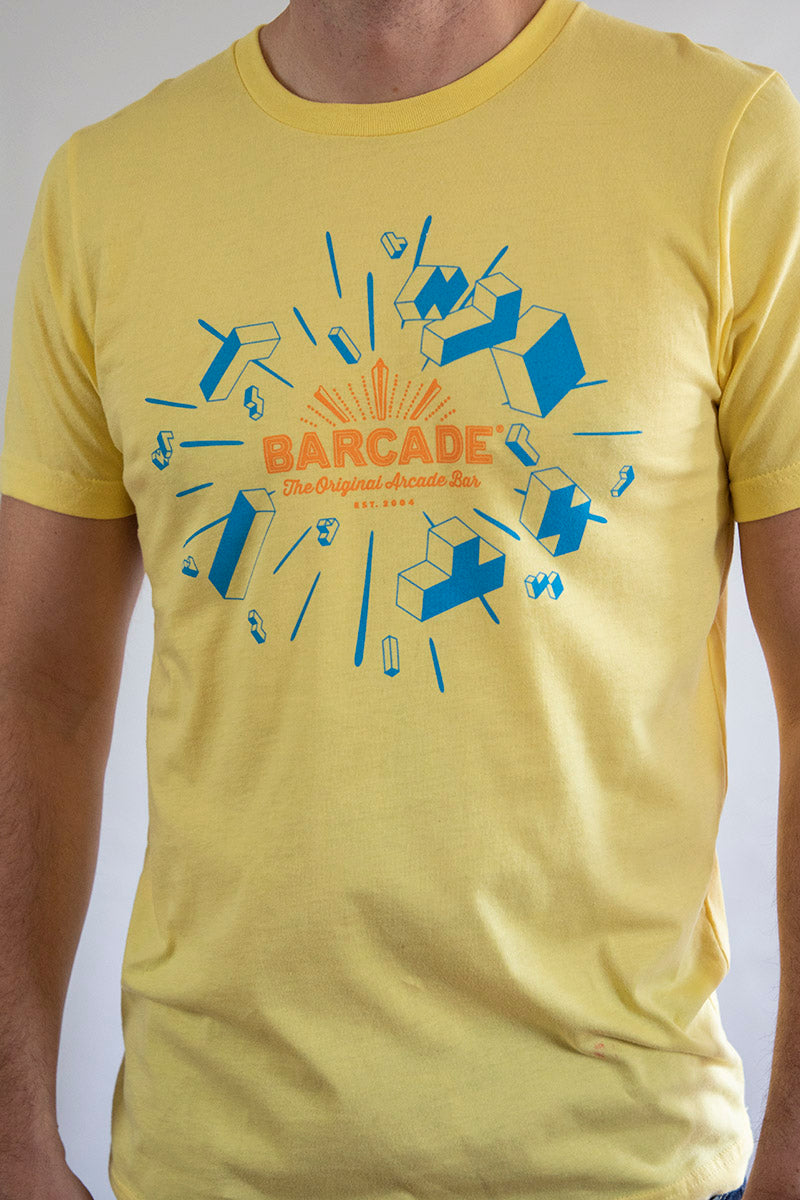 Barcade® | Tetris Limited Anniversary T-Shirt - Yellow image 0