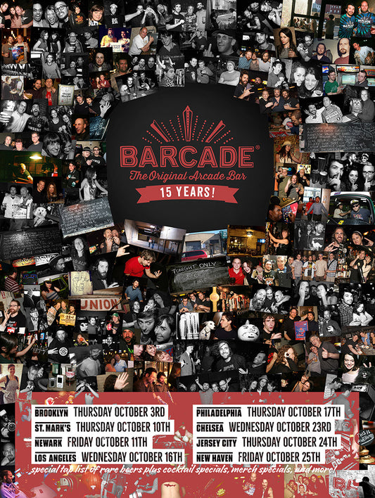 Barcade® 15th Anniversary Event Poster image 0